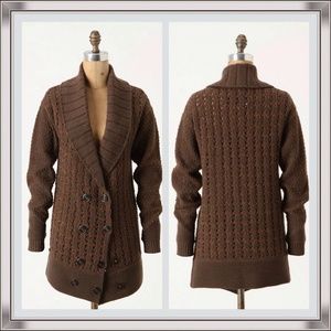 🥰🥰{Anthro}  Leifsdottir "Tuzla" Sweater Jacket